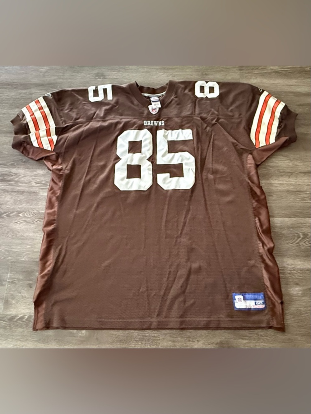 Vintage REEBOK Cleveland Browns NFL Jersey Patch Detail SZ 60 (4X)